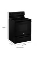 5.3 cu. ft. Whirlpool® electric range with Frozen Bake™ technology.
