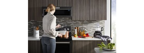 1000-Watt Low Profile Microwave Hood Combination