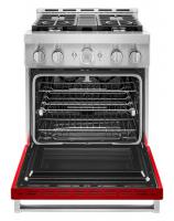 KitchenAid® 30'' Smart Commercial-Style Gas Range with 4 Burners