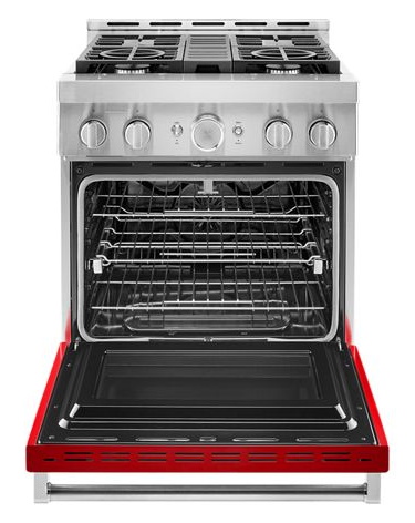 KitchenAid® 30'' Smart Commercial-Style Gas Range with 4 Burners