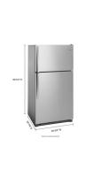 33-inch Wide Top Freezer Refrigerator - 20 cu. ft.