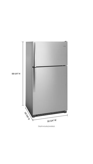 33-inch Wide Top Freezer Refrigerator - 20 cu. ft.