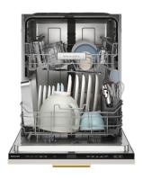 44 dBA Panel-Ready Two-Rack Flush Dishwasher with Door-Open Dry System