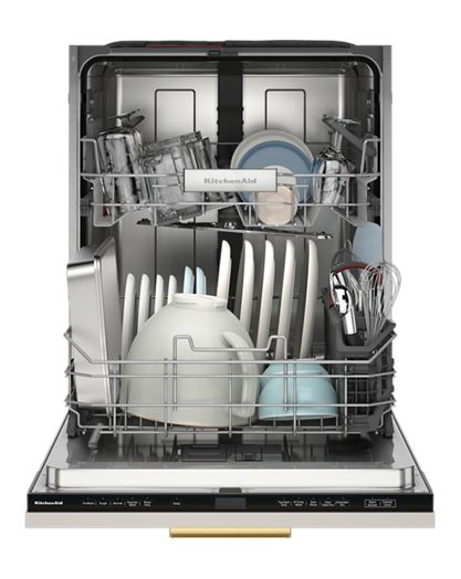 44 dBA Panel-Ready Two-Rack Flush Dishwasher with Door-Open Dry System