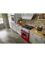 KitchenAid® 30'' Smart Commercial-Style Gas Range with 4 Burners