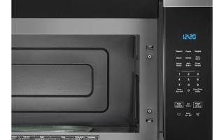 30’ W 1.7 cu. ft Over the range Microwave with 1000-Watts Cooking Power