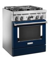 KitchenAid® 30'' Smart Commercial-Style Dual Fuel Range with 4 Burners
