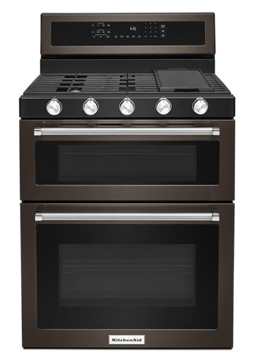 30-Inch 5 Burner Gas Double Oven Convection Range