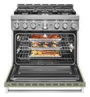 KitchenAid® 36'' Smart Commercial-Style Gas Range with 6 Burners