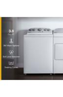 3.8 cu. ft. Top Load Washer with Soaking Cycles, 12 Cycles.