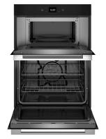 6.4 Total Cu. Ft. Combo Wall Oven with Air Fry When Connected.
