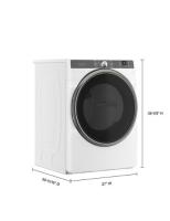 7.4 cu. ft. Smart Front Load ENERGY STAR® Electric Dryer with Steam Capabilities
