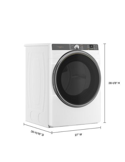 7.4 cu. ft. Smart Front Load ENERGY STAR® Electric Dryer with Steam Capabilities