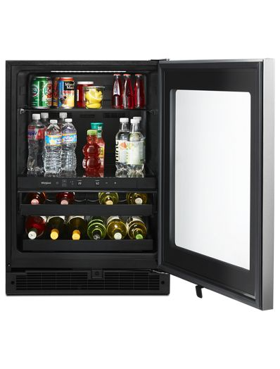 24-inch Wide Undercounter Beverage Center with Towel Bar Handle- 5.2 cu. ft.