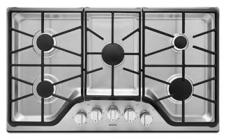 36-inch Wide Gas Cooktop with DuraGuard™ Protective Finish