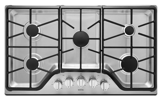 36-inch Wide Gas Cooktop with DuraGuard™ Protective Finish