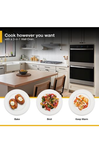 10.0 Total Cu. Ft. Double Self-Cleaning Wall Oven