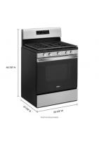5.0 cu. ft. Gas Range with Center Oval Burner