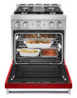 KitchenAid® 30'' Smart Commercial-Style Gas Range with 4 Burners