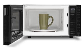 1.1 Cu. Ft. Capacity Countertop Microwave with 900 Watt Cooking Power