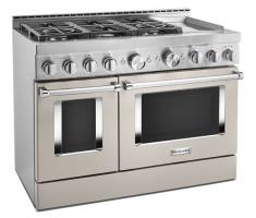  KitchenAid® 48'' Smart Commercial-Style Gas Range with Griddle