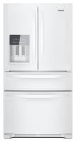 Whirlpool® 36-Inch Wide French Door Bottom Mount Refrigerator.