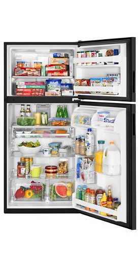 33-Inch Wide Top Freezer Refrigerator with PowerCold® Feature- 21 Cu. Ft.