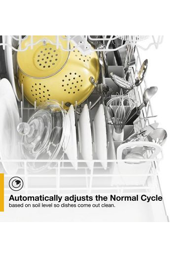 Heavy-Duty Dishwasher with 1-Hour Wash Cycle