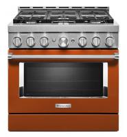 KitchenAid® 36'' Smart Commercial-Style Gas Range with 6 Burners