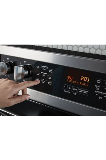 30-Inch Wide Double Oven Electric Range With True Convection - 6.7 Cu. Ft.