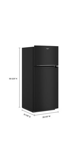28-inch Wide Top-Freezer Refrigerator - 16.3 Cu. Ft