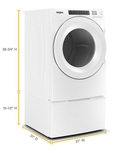 7.4 cu. ft. Front Load Gas Dryer with Intuitive Touch Controls