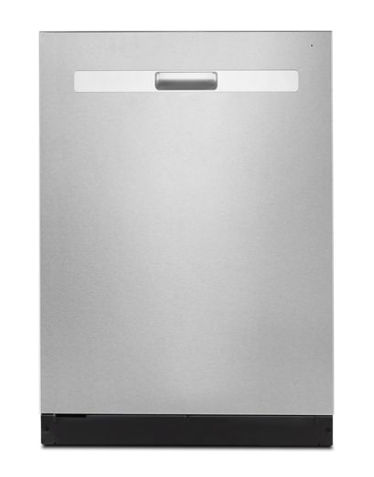 Quiet Dishwasher with 3rd Rack and Pocket Handle