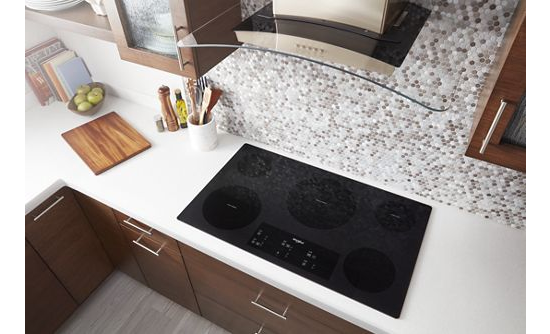 36-inch Electric Ceramic Glass Cooktop with Triple Radiant Element