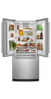 20 cu. Ft. 30-Inch Width Standard Depth French Door Refrigerator with Interior Dispense