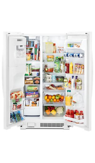 36-inch Wide Side-by-Side Refrigerator - 25 cu. ft