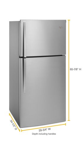 30-inch Wide Top Freezer Refrigerator - 19 Cu. Ft.