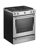 30-Inch 5 Burner Gas Convection Slide-In Range with Baking Drawer
