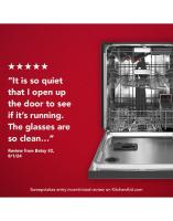 44 dBA Dishwasher in PrintShield™ Finish with FreeFlex™ Third Rack