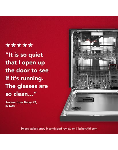 44 dBA Dishwasher in PrintShield™ Finish with FreeFlex™ Third Rack