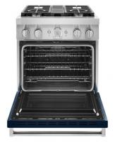 KitchenAid® 30'' Smart Commercial-Style Dual Fuel Range with 4 Burners