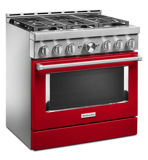 KitchenAid® 36'' Smart Commercial-Style Gas Range with 6 Burners
