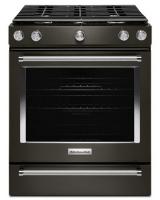 30-Inch 5-Burner Gas Slide-In Convection Range