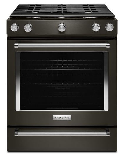 30-Inch 5-Burner Gas Slide-In Convection Range