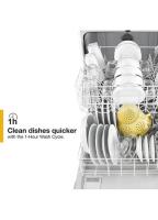 Heavy-Duty Dishwasher with 1-Hour Wash Cycle