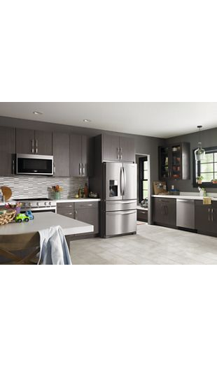 36-inch Wide 4-Door Refrigerator with Exterior Drawer - 26 cu. ft.