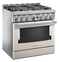 KitchenAid® 36'' Smart Commercial-Style Gas Range with 6 Burners
