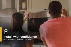 1.1 cu. ft. Built-In Microwave with Standard Trim Kit - 19-1/8