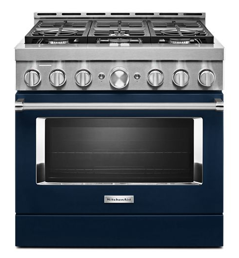 KitchenAid® 36'' Smart Commercial-Style Gas Range with 6 Burners