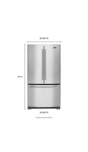 36- Inch Wide Counter Depth French Door Refrigerator - 20 Cu. Ft.